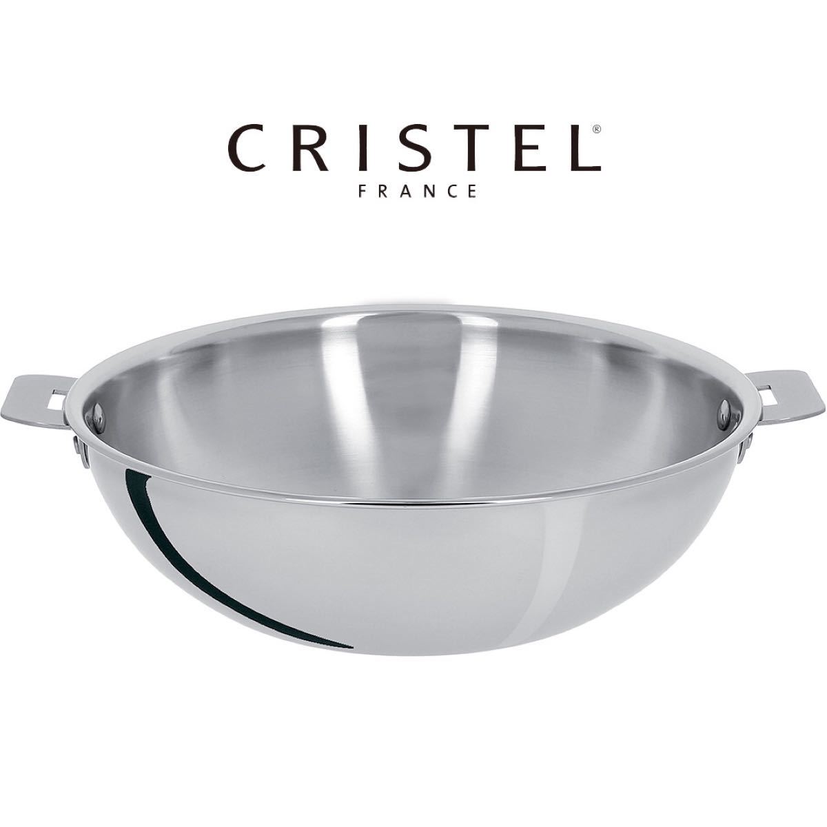 新品 クリステル ステンレス中華鍋 24cm 万能フライパン 新品 クリステル ステンレス中華鍋 24cm 万能フライパン