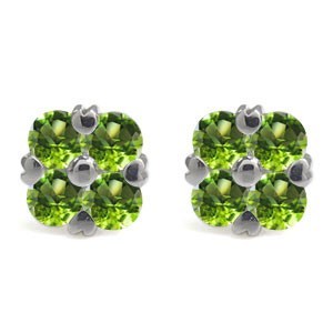 プラチナ ペリドット ピアス ハート ピアス クリスマス ポイント消化 ...