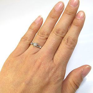  опал кольцо K18 обручальное кольцо . примерно кольцо дешевый 