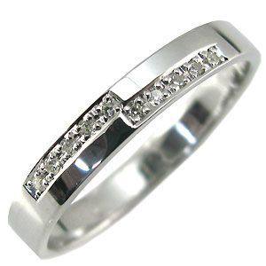 結婚指輪 安い K18 ダイヤモンド リング マリッジリング