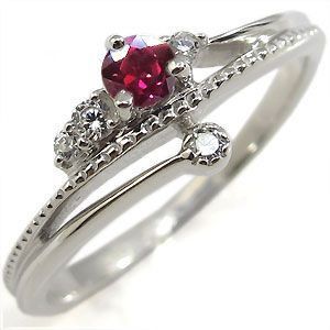 R5053 新品!令和新作Design! 天然上質ダイヤモンド1.50ct ルビー ...