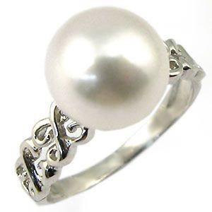 【超特価】 ピンキーリング プラチナ 指輪 あこや本真珠 パールリング 真珠指輪 ポイント消化 クリスマス サファイア