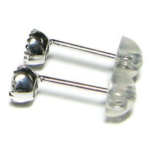  platinum sapphire men's earrings one bead antique Christmas Point ..