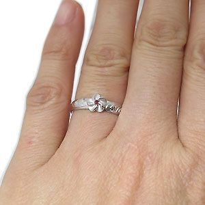 マリッジリング ルビー リング k10 結婚指輪 安い ハワイアン