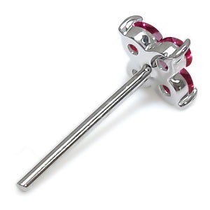  platinum 10 character . earrings Cross men's ruby earrings Christmas Point ..