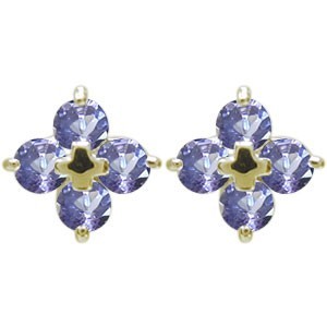 タンザナイト 十字架 ピアス クロス ピアス K10 www.pn-tanjungkarang