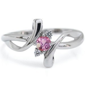  black sling pink sapphire ring K18. approximately ring cheap 