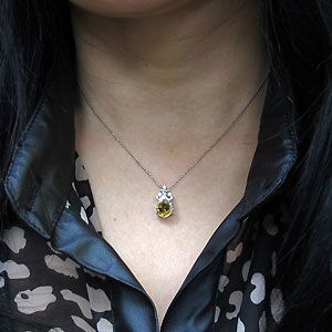シトリン ネックレス 大粒 k18 ペンダント | sweatreno.com