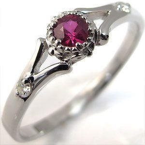 ルビー 指輪 一粒 リング K18 - tacomadrilling.com