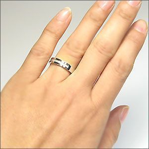 結婚指輪 安い シルバーリング マリッジリング ルビー リング クロスリング_画像2