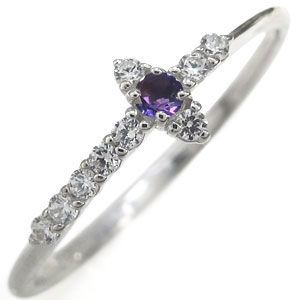 【正規品直輸入】 アメジスト クロス ファランジリング 指輪 リング アメジスト 【正規品直輸入】 アメジスト クロス ファランジリング 指輪 リング アメジスト