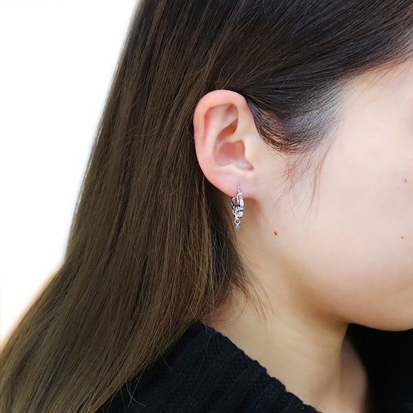 エクルベージュ K18 18金 18k フープピアス ピンクゴールド ペア♡ ⑤