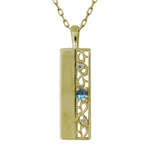 【ラッピング無料】 ブルートパーズ 18k 18金 プレート ネックレス メンズ 11月誕生石 ペンダント 唐草 その他 【ラッピング無料】 ブルートパーズ 18k 18金 プレート ネックレス メンズ 11月誕生石 ペンダント 唐草 その他