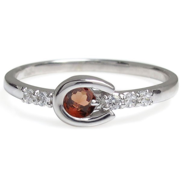  garnet ring hose shoe ring platinum ring Christmas Point ..