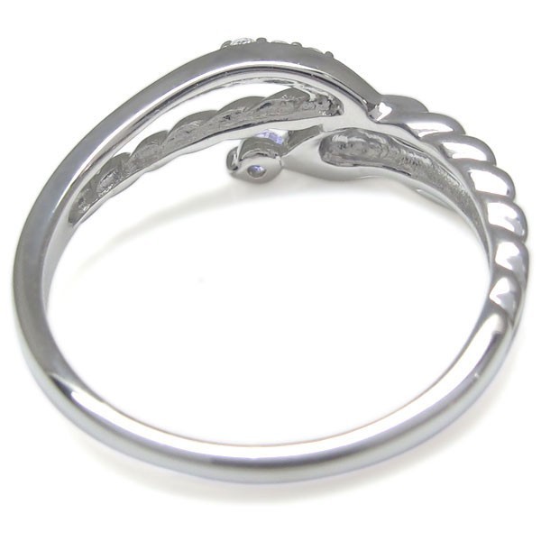 ピンキーリング タンザナイト スネークリング 指輪 K18_画像4