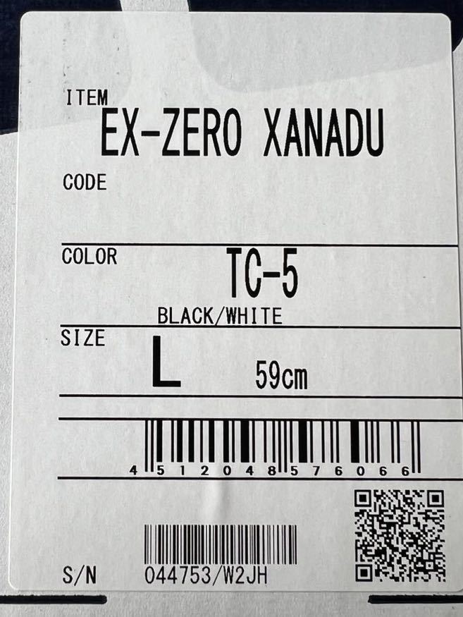 新品未使用/即発送可/SHOEI 限定品　EX-ZERO XANADU イーエックス ゼロ ザナドゥ　TC-5　Ｌサイズ（59-60ｃｍ）_画像4