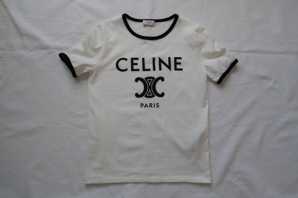 美品* CELINE セリーヌ Tシャツ ホワイト XS | www.frostproductsltd.com