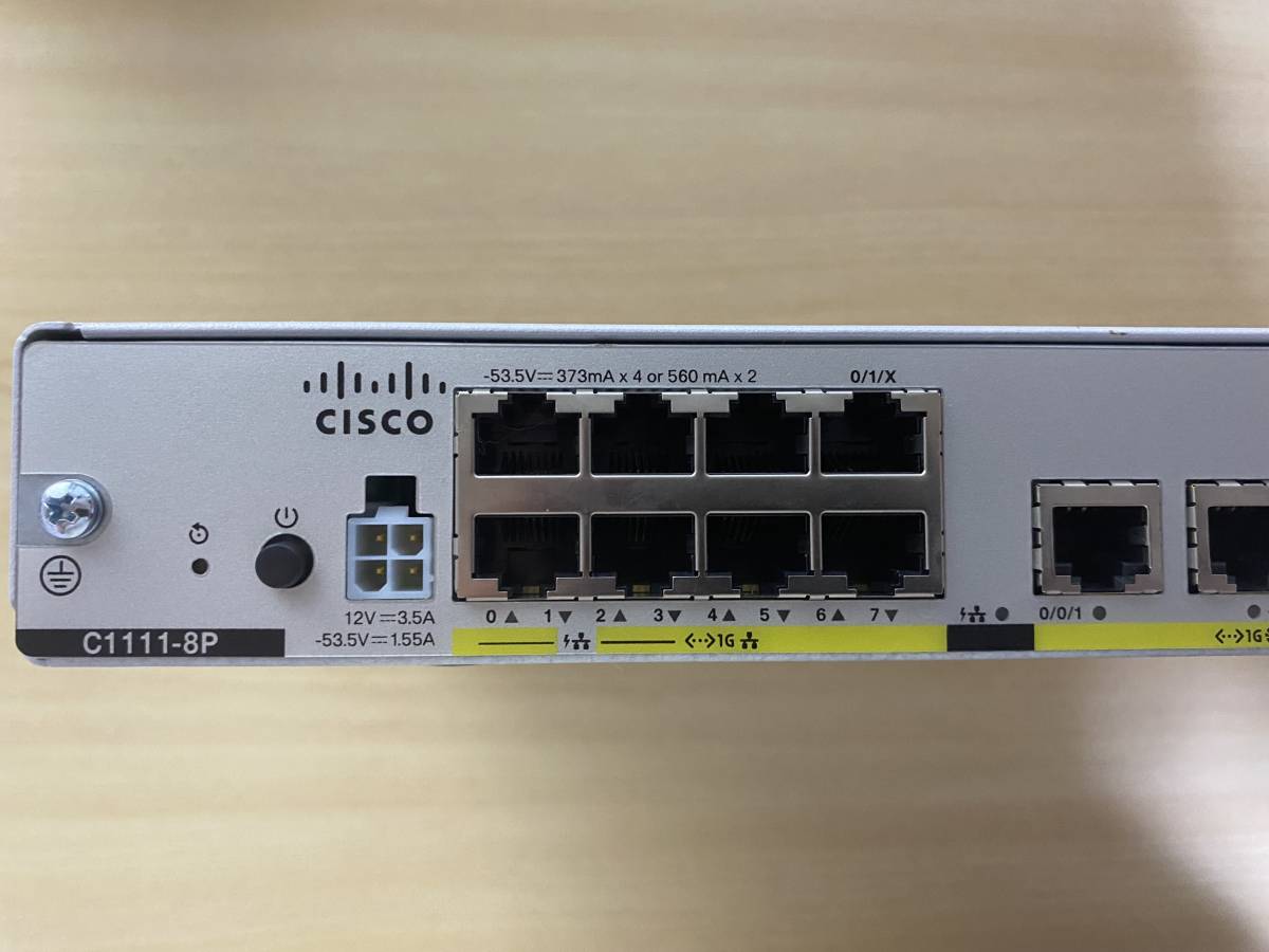 Yahoo!オークション - 【超美品】Cisco ISR1100 C1111-8P Yahoo!オークション - 【超美品】Cisco ISR1100 C1111-8P