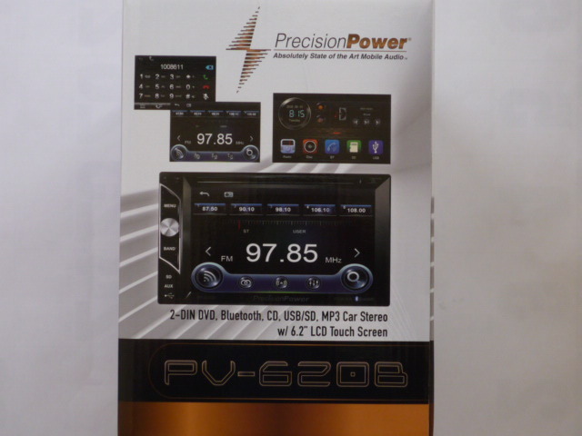 #USA Audio/ America. Precision энергия Precision Power(PPI) PV-620B *6.2 дюймовый экран *Bluetooth/DVD/USB/SD/AUX-IN* с гарантией * включая налог 