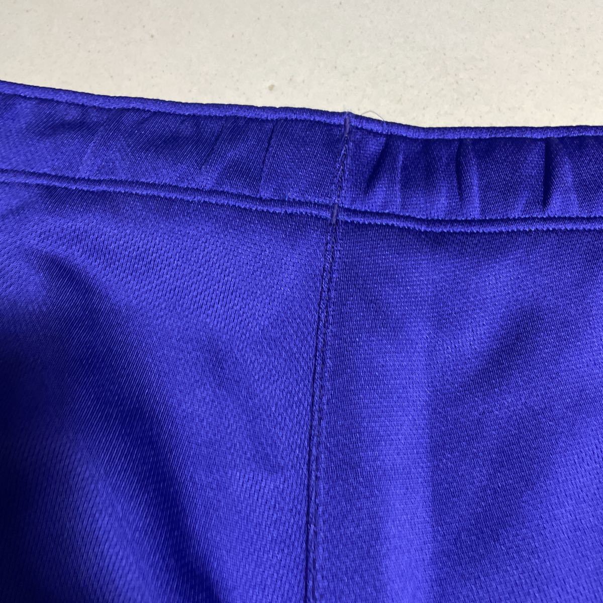 ナイキ NIKE 刺繍ロゴ 紫 パープル スポーツ トレーニング用 ハーフパンツ 大人用Lサイズ_画像9