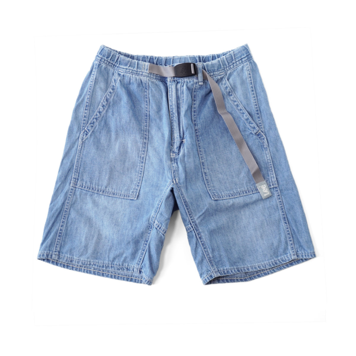 GRAMICCI × Lee × NANO UNIVERSE 別注 DENIM CLIMBING PAINTER SHORTS【M】グラミチ リー ナノユニバース コラボ デニム ショーツ LM3744