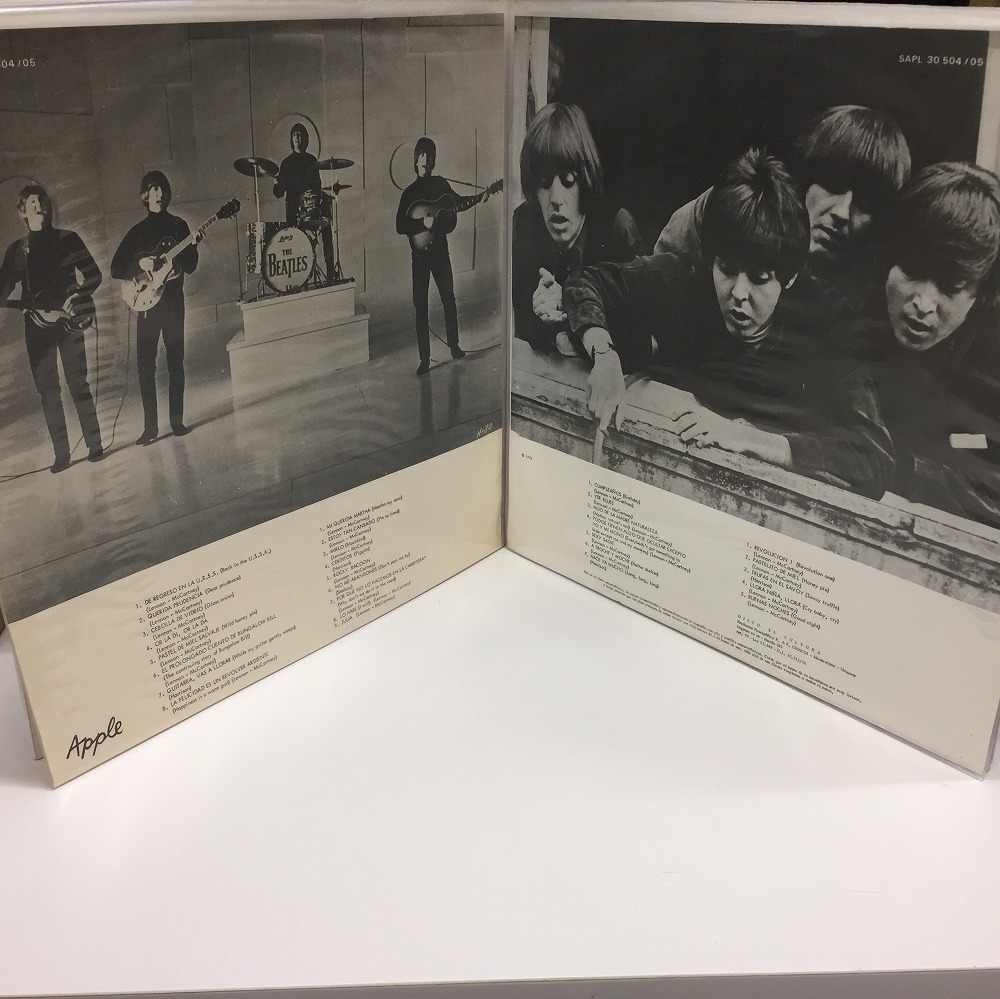 BEATLES / LOS BEATLES (2枚組/URUGUAY.'74年APPLE盤,赤字ジャケット