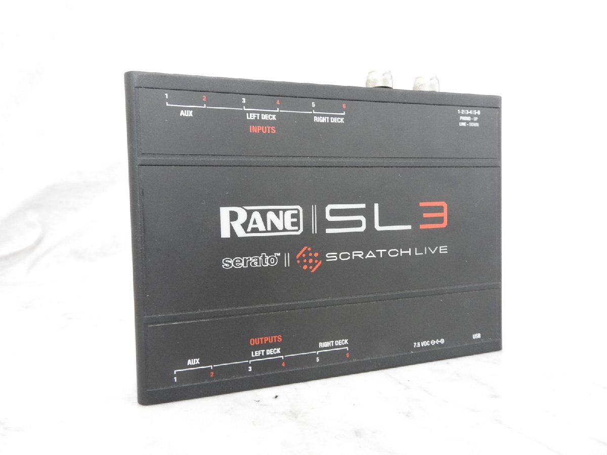 RANE serato SCRATCH LIVE3 SL3 スクラッチライブ うのにもお得な www
