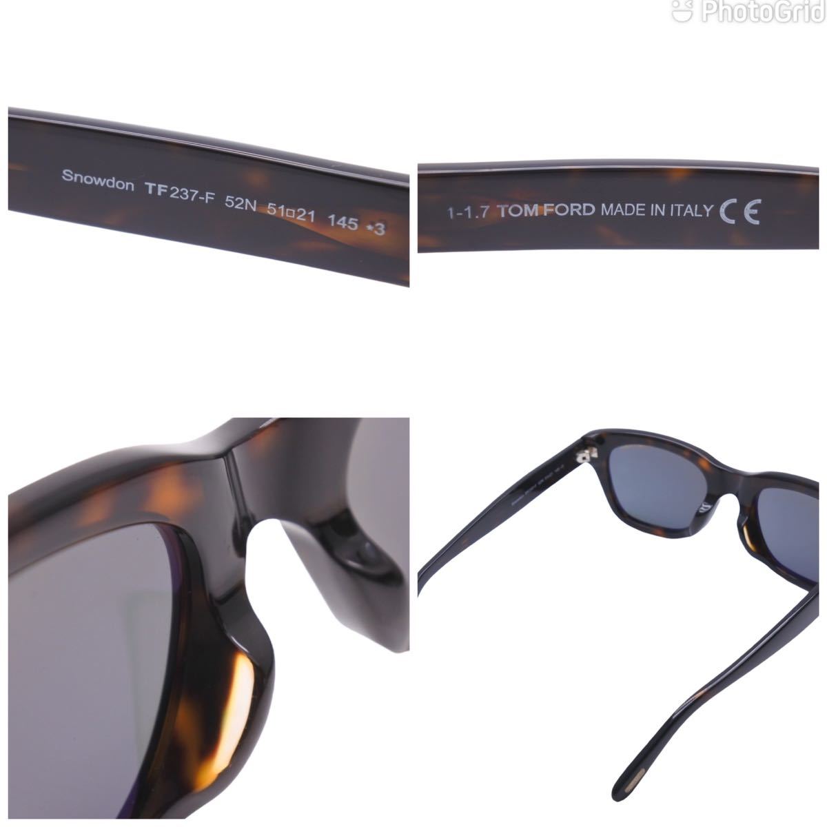 TOM FORD トムフォード サングラス 51 21 145 Snowdon TF237-F 52N