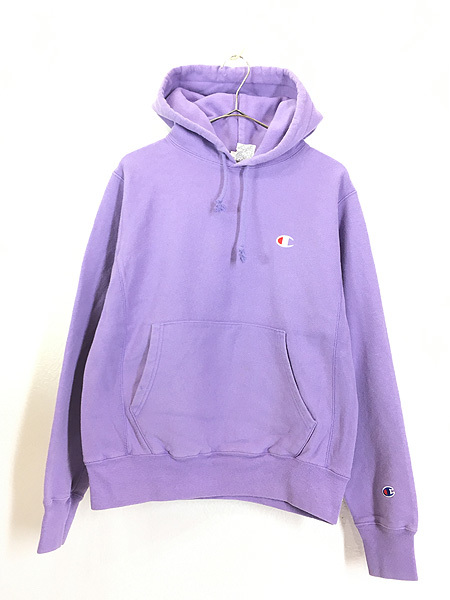 レディース 古着 Champion Reverse Weave ワンポイント リバース スウェット パーカー S 古着