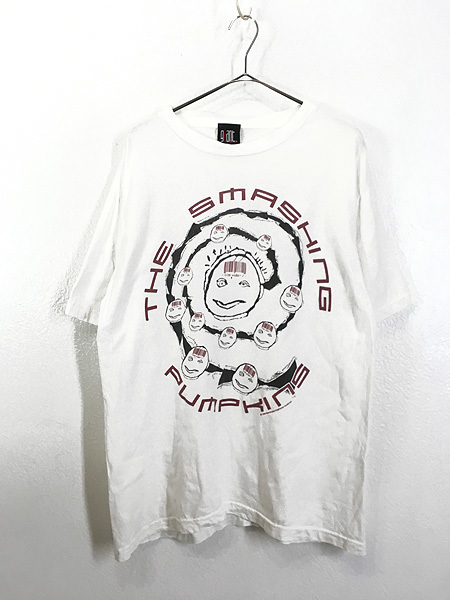 古着 90s The Smashing Pumpkins 「LEAVE ME ALONE」 オルタナ ロック バンド Tシャツ L 古着