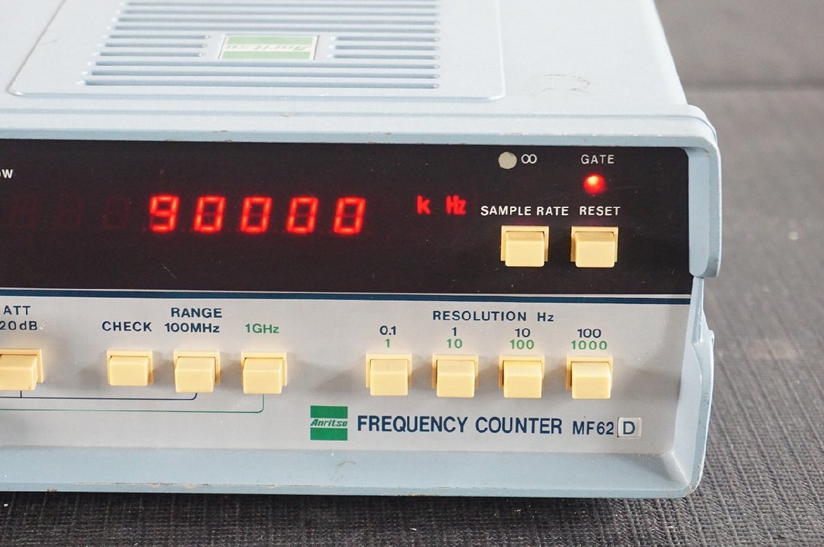 SK] [Sh407680] Anritsu アンリツ MF62D FREQUENCY COUNTER フリケンシ