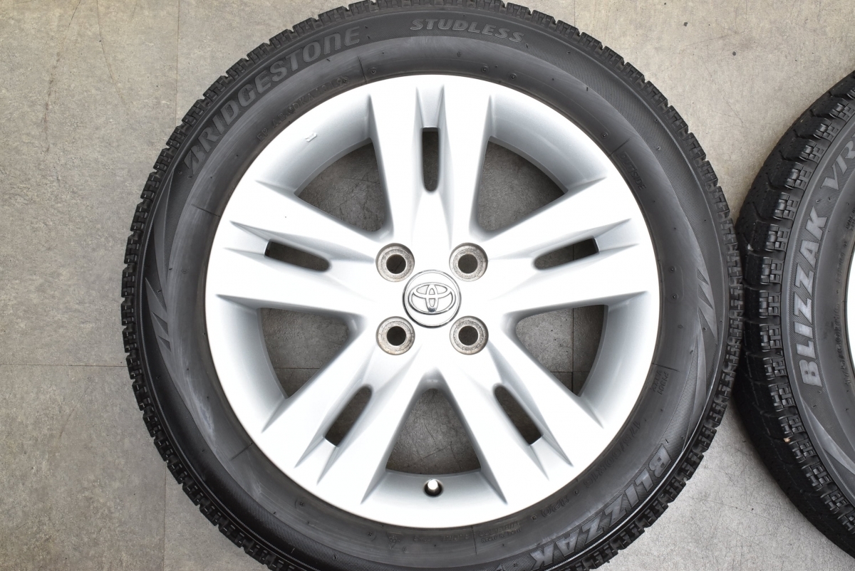 バリ溝】トヨタ iQ 純正 16in 5J +45 PCD100 ブリヂストン ブリザック