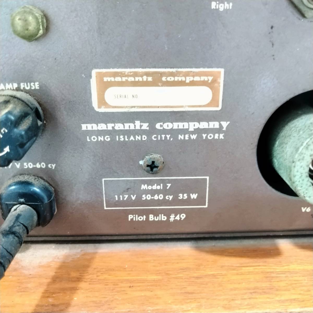Marantz マランツ Model 7 Stereo Console 真空管 コントロールアンプ 10000番台 オリジナル 音響機器 オーディオ アンプ  ケース付(本体)｜売買されたオークション情報、yahooの商品情報をアーカイブ公開 - オークファン（aucfan.com）