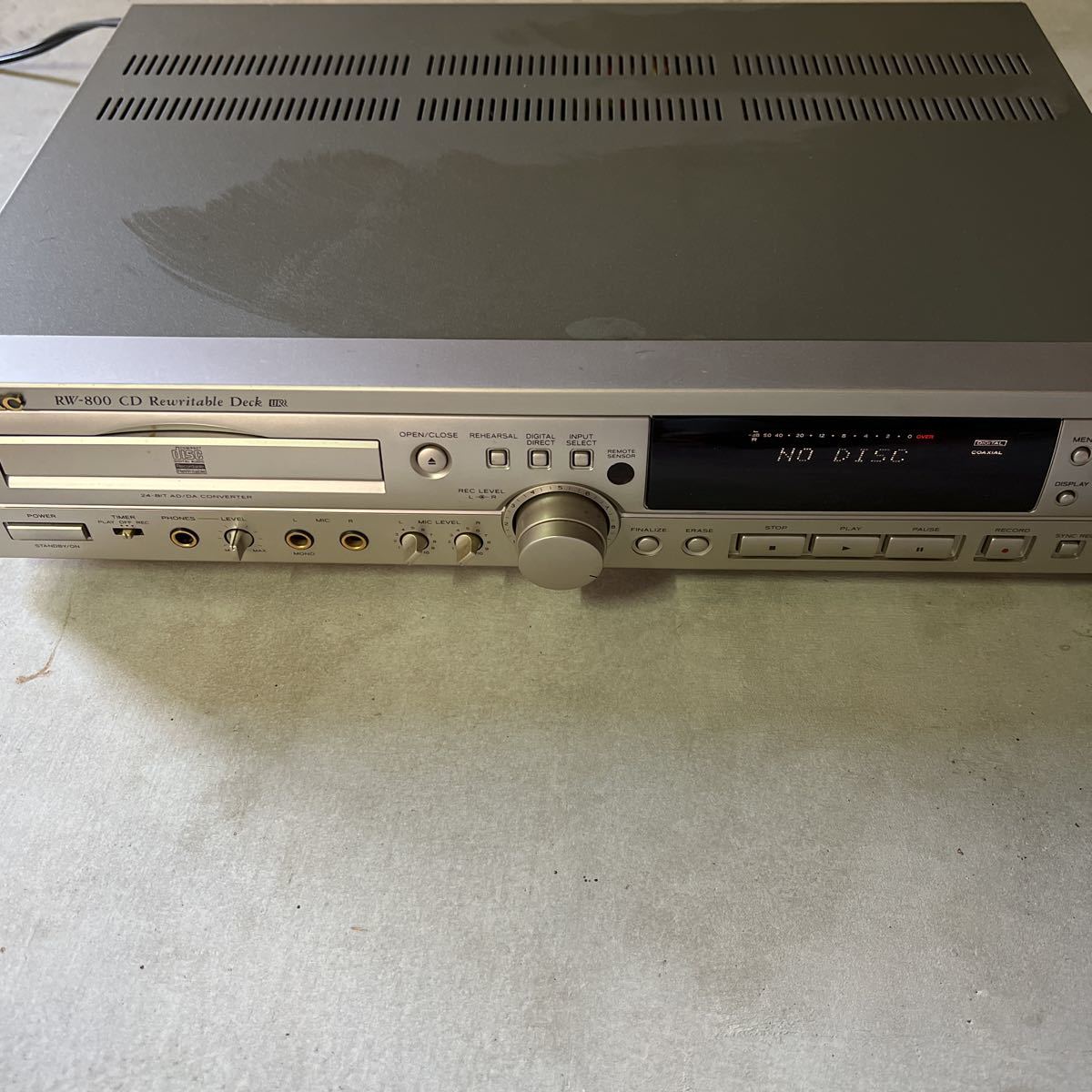 オーディオ機器 その他 ずっと気になってた TEAC ティアック RW-800 CDレコーダー CD-R RW対応 