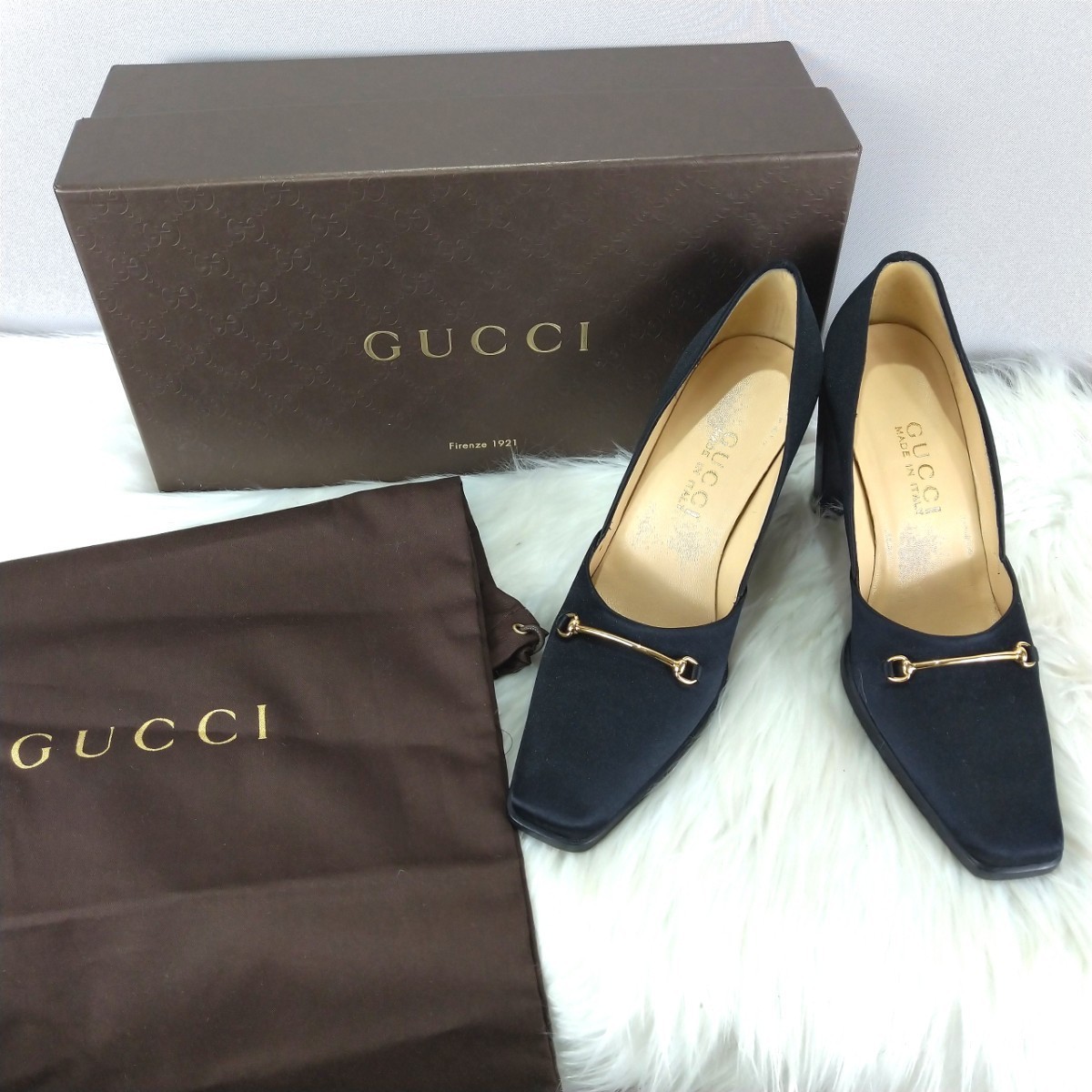 GUCCI パンプス【22.5cm】 レディースファッション シューズ www