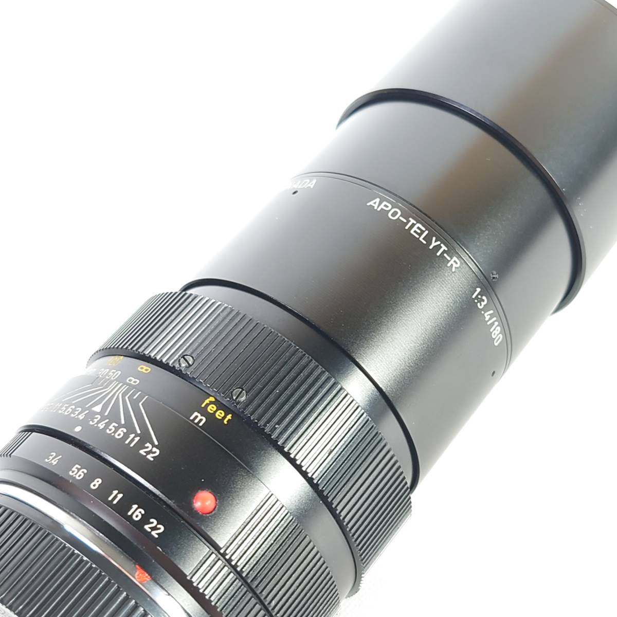 LEICA LEITZ WETZLAR APO-TELYT-R 180mm F3.4 3CAM レンズ 中望遠