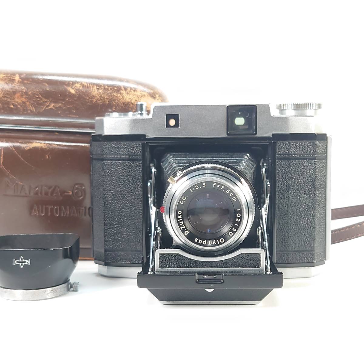 シャッターOK 外観美品 MAMIYA 6 SIX AUTOMAT D..Zuiko F.C. 7.5cm F3