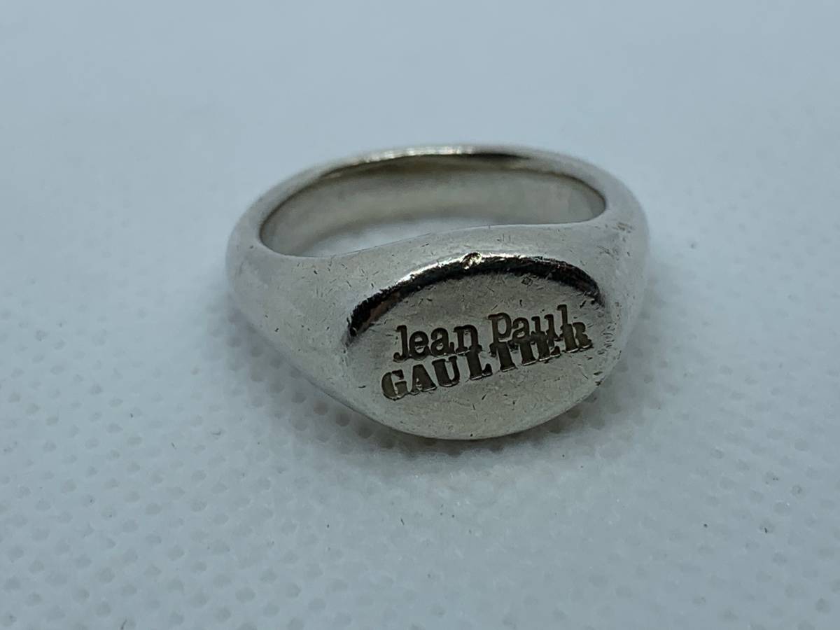 Jean Paul GAULTIER ジャンポールゴルチエ ゴルチェ　シグネット　リング　指輪　アーカイブ シルバー　archive silver ring_画像1