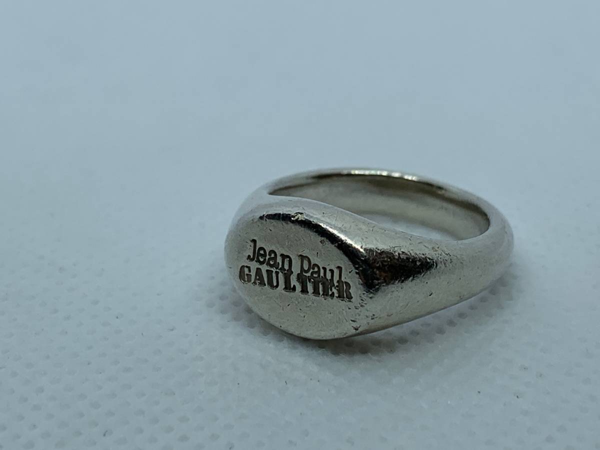 Jean Paul GAULTIER ジャンポールゴルチエ ゴルチェ　シグネット　リング　指輪　アーカイブ シルバー　archive silver ring_画像6