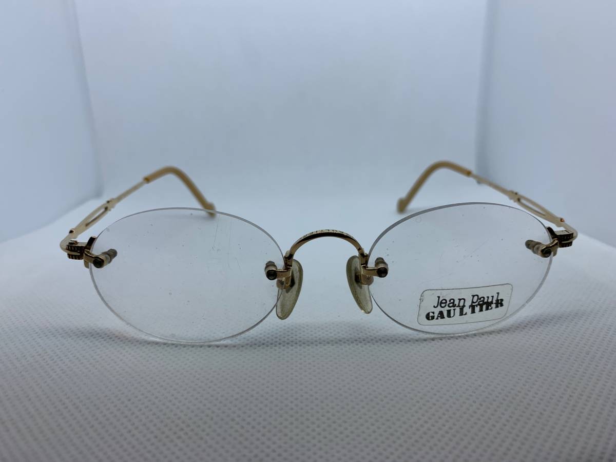 Jean Paul GAULTIER ジャンポール　ゴルチエ ゴルチェ　メガネ　眼鏡　めがね　sunglasses eyewear ゴールドフレーム　金縁