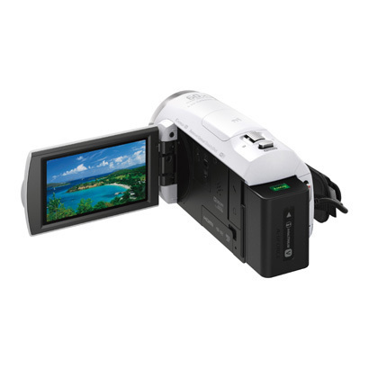 【1度使用】ソニー SONY HDR-CX680 W [デジタルHDビデオカメラレコーダー Handycam（ハンディカム） ホワイト]_画像3
