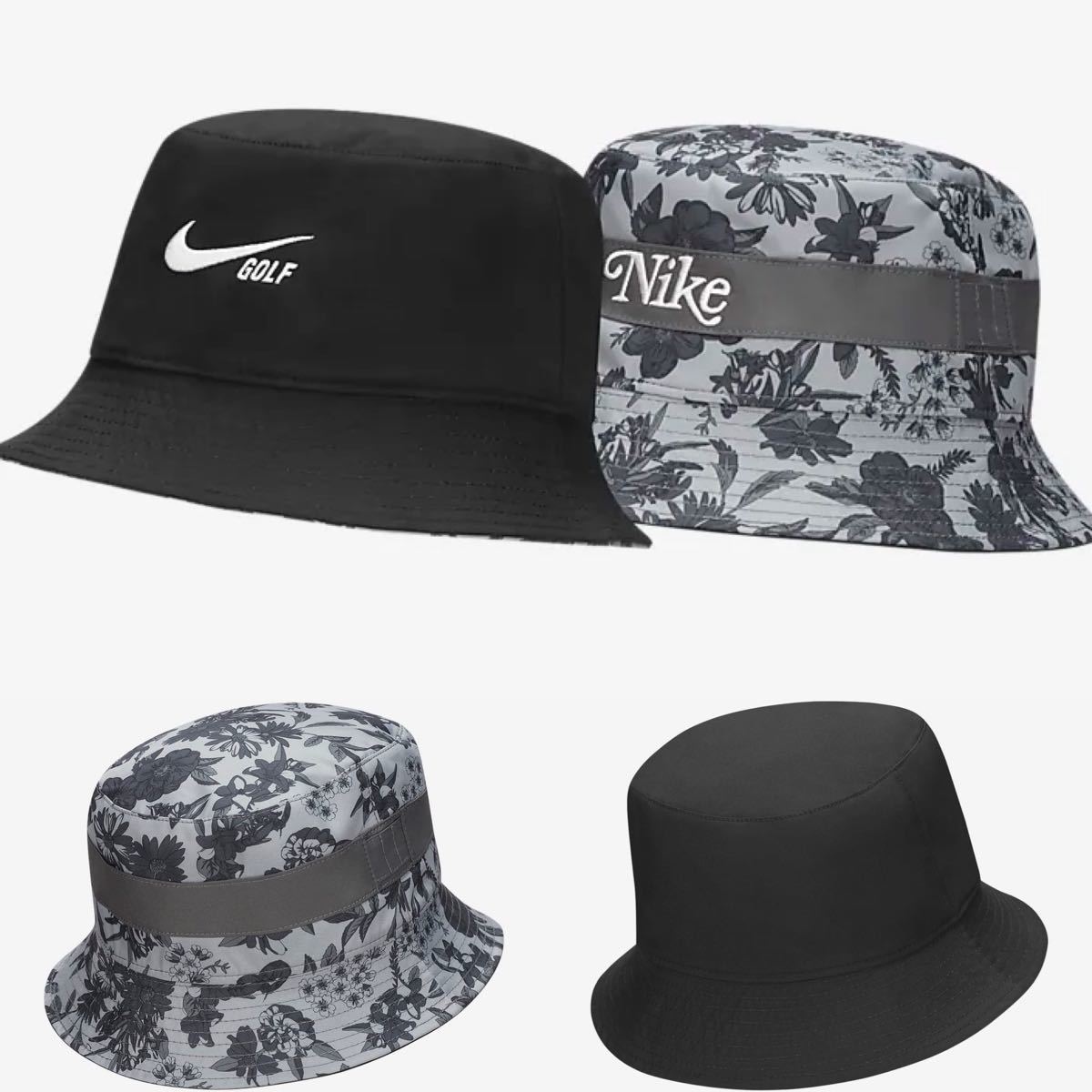 XS/S【NIKE】リバーシブル バケットハット【ナイキゴルフ】黒 XS/S【NIKE】リバーシブル バケットハット【ナイキゴルフ】黒