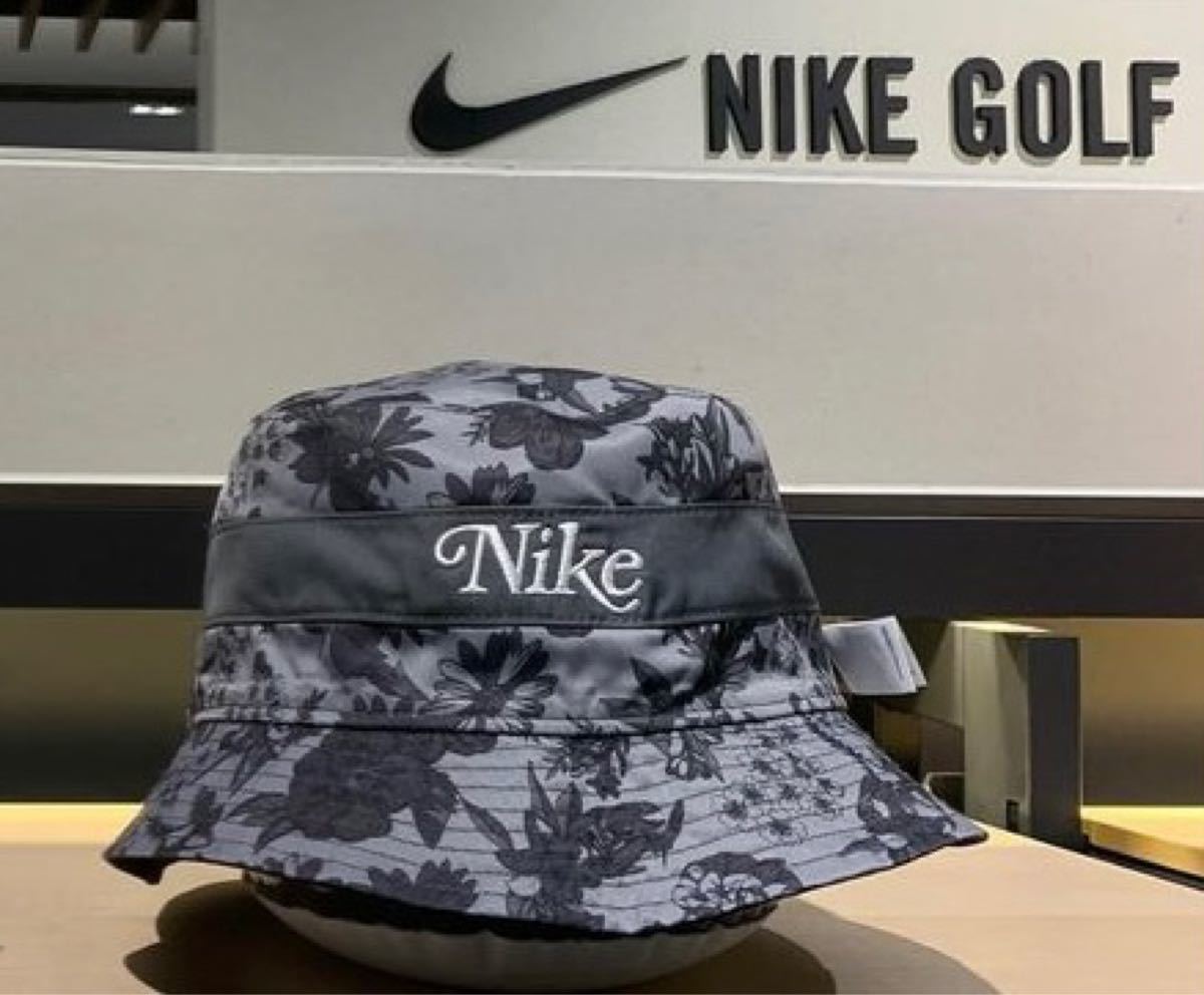 XS/S【NIKE】リバーシブル バケットハット【ナイキゴルフ】黒 XS/S【NIKE】リバーシブル バケットハット【ナイキゴルフ】黒