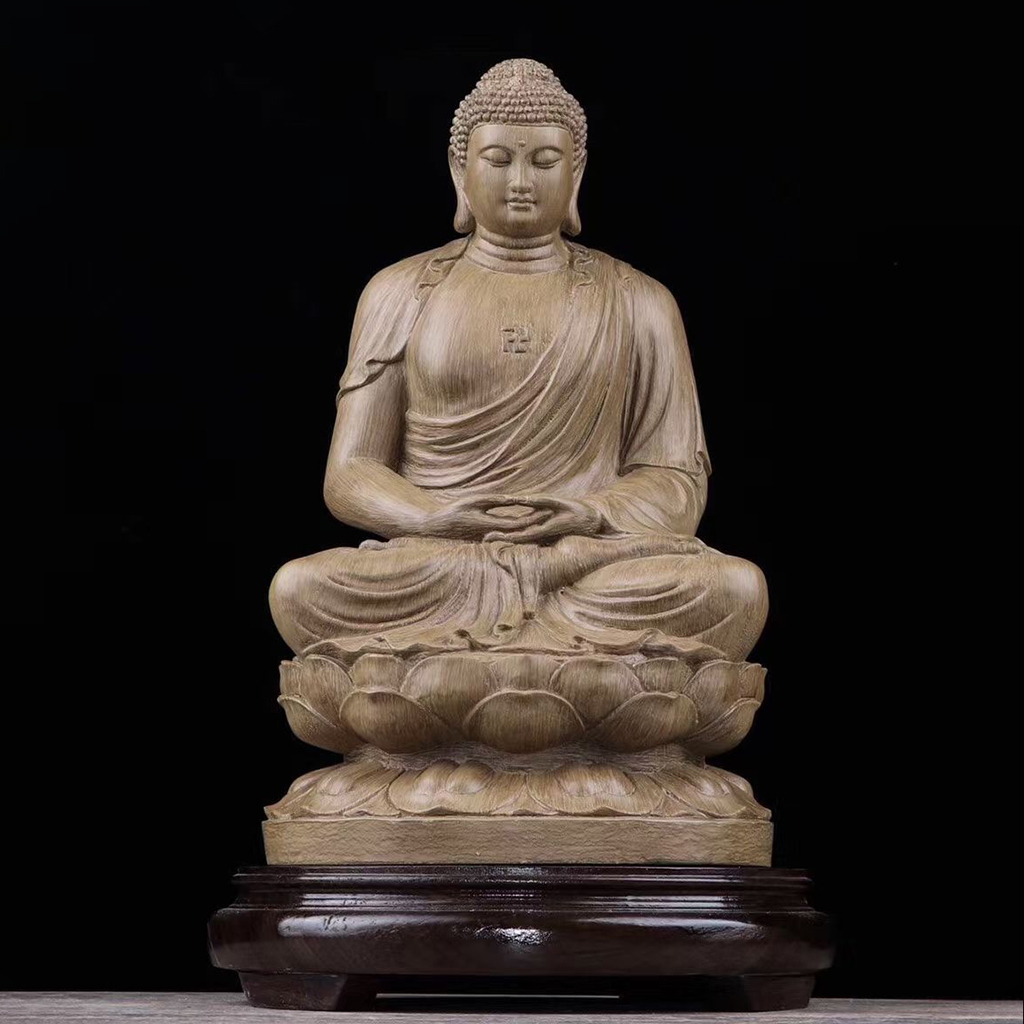 Yahoo!オークション - 【天然沈香木彫】釈迦 仏教美術 仏像 仏教工芸品