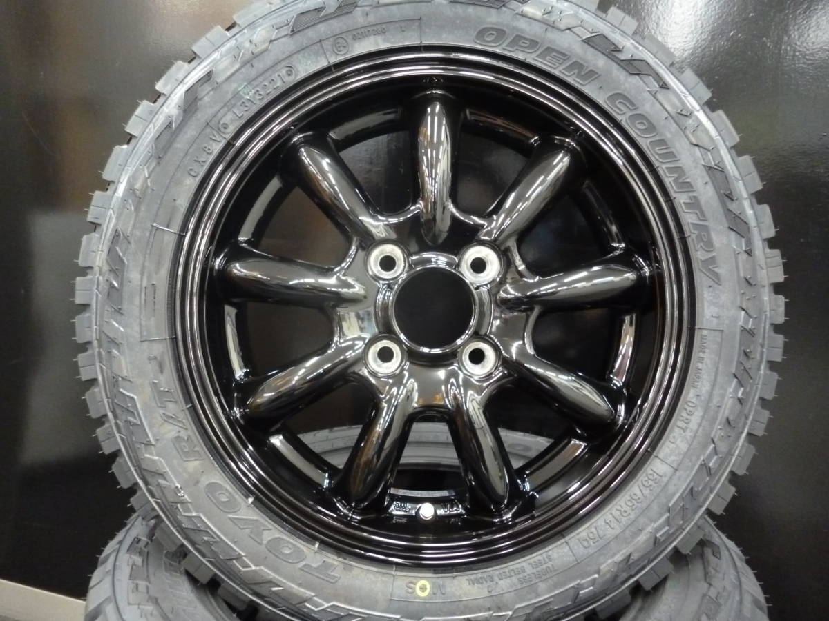 TOYOオープンカントリーR/T☆155/65R14セット☆アゲバンアゲトラ
