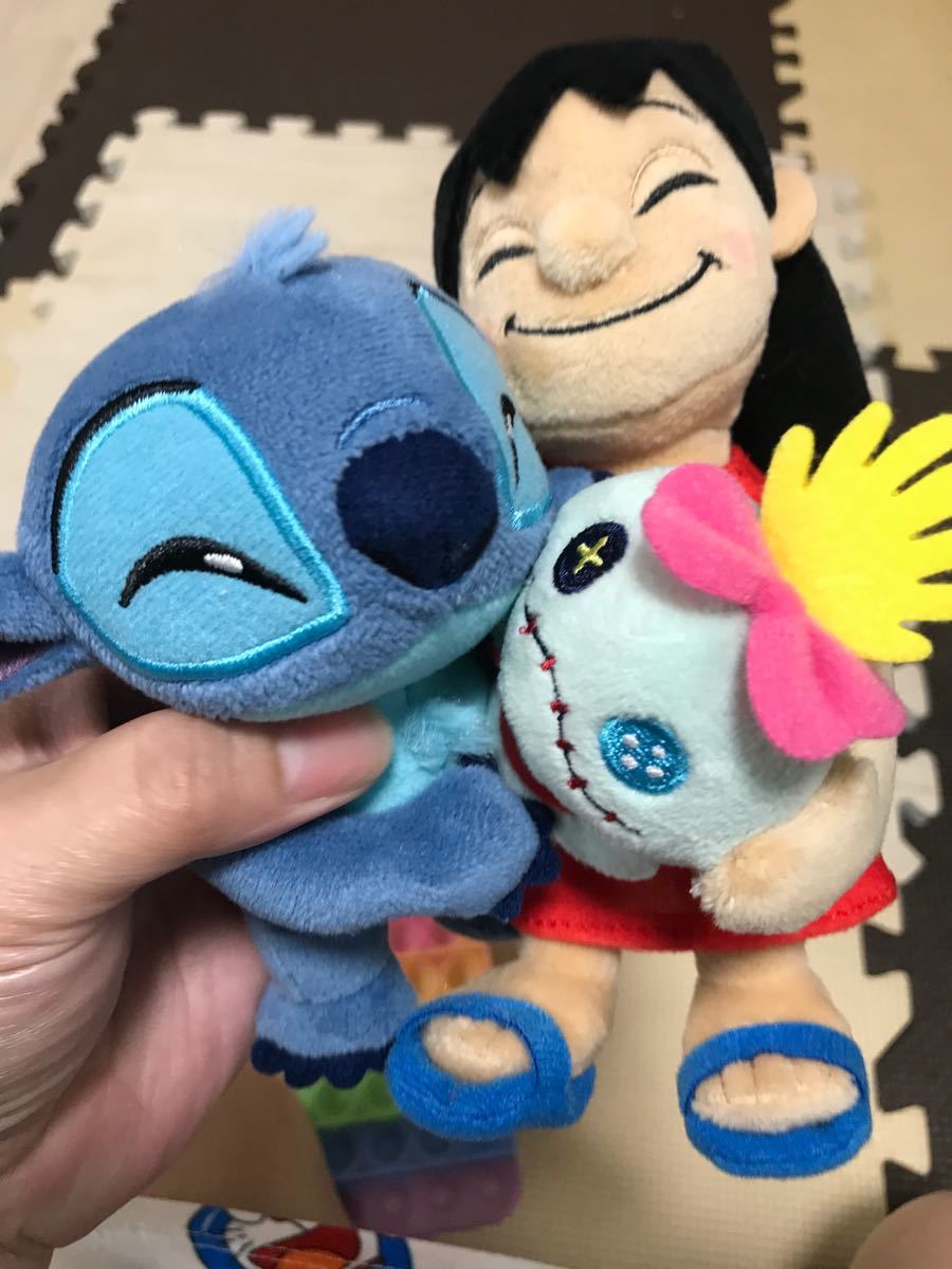 リロ、スティッチ、スクランプ ぬいぐるみSTITCH 20YEARS