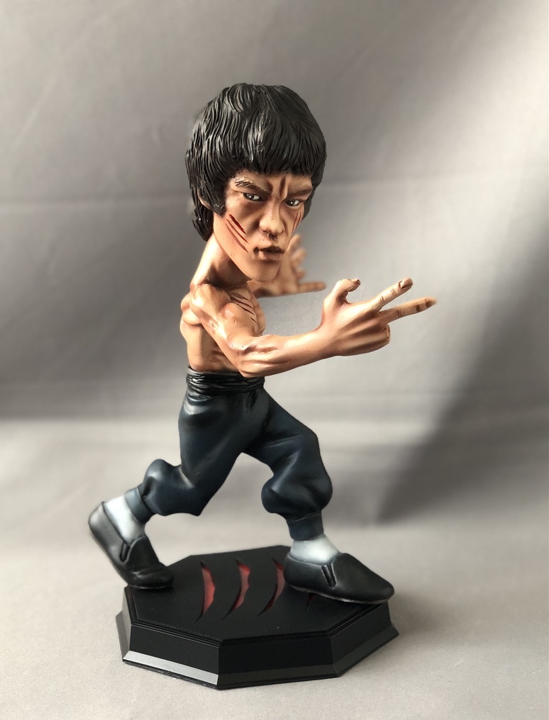 デフォルメガレージキット完成品 燃えよドラゴンOP1 ブルース・リー