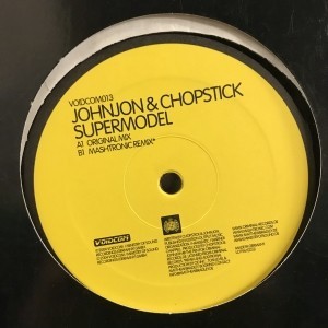 12inchレコード JOHNJON & CHOPSTICK / SUPERMODEL_画像1