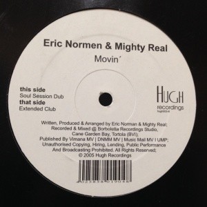 12inchレコード ERIC NORMEN & MIGHTY REAL / MOVIN'_画像1