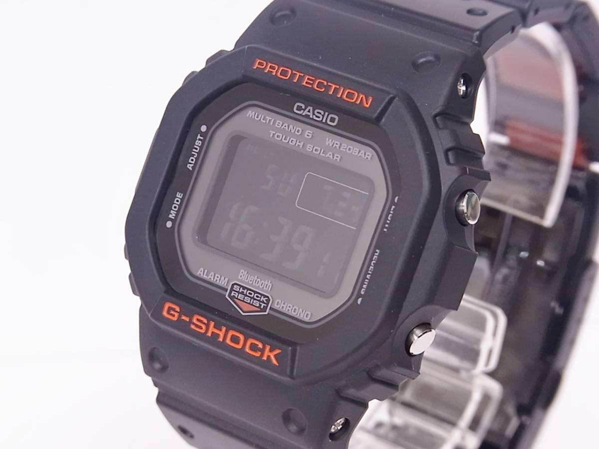 【未使用】カシオ Gショック GW-B5600HR-1JF ブラック×レッド 電波ソーラー CASIO G-SHOCK 黒×赤 デジタル_画像2